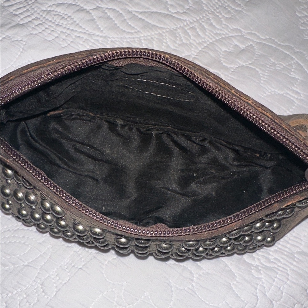 New! Double J saddlery studded clutch bag - Picture 7 of 9